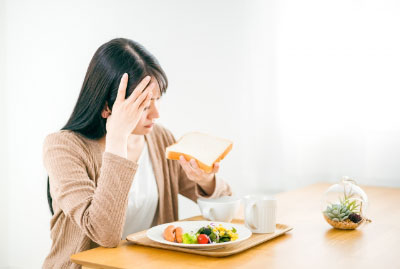 朝食を抜いてしまうイメージ